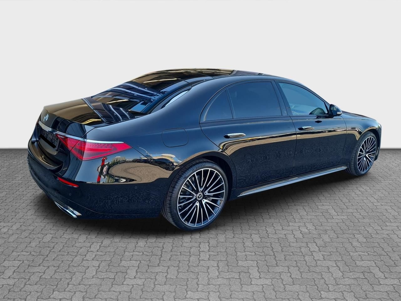 MERCEDES S 450d 4MATIC AMG LONG | FACELIFT | SKLADEM | české předváděcí auto | luxusní prodloužená limuzína | nafta 390 koní | černá s černou kůží | maximální výbava | VIP sleva | nákup online | AUTOiBUY.com